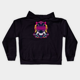 Modern skull Kids Hoodie